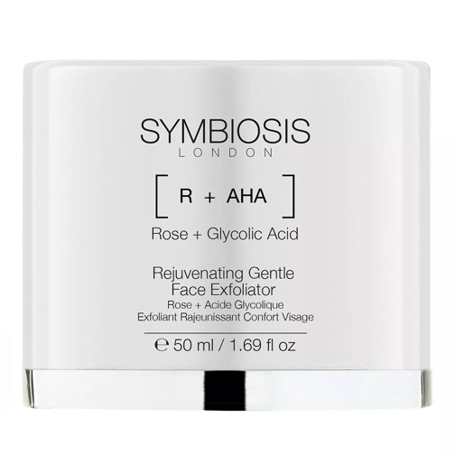 Symbiosis London [ Rose + Glycolic Acid] - Rejuvenating Gentle Face Exfoliator  Cleanser