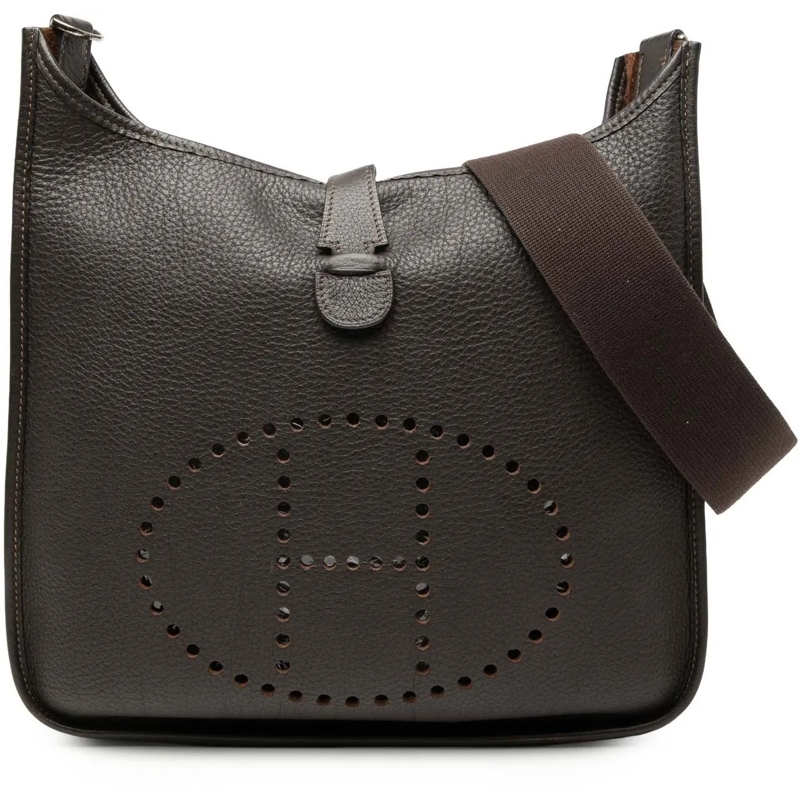 Hermès Schultertasche Fjord Evelyne II PM braun