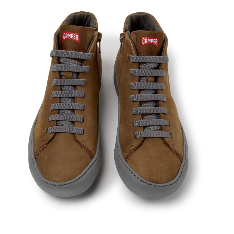 Camper High-Top-Sneaker - OrthoLite® Recycling ™ Innersohle für Dämpfung u mittel-braun(Image 5)