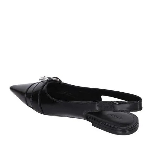 Givenchy Ballerine Glossy Leather Flat Slingbacks With A Sharp Pointe Black (Image 2)
