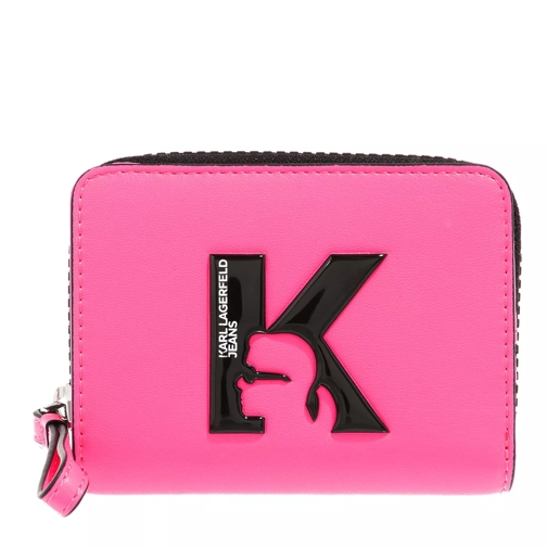 Karl Lagerfeld Sunglasses Bifikd Wltt Shocking Pink Portafoglio a due tasche