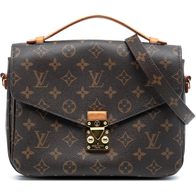 Louis Vuitton Schultertasche Monogram Pochette Metis braun