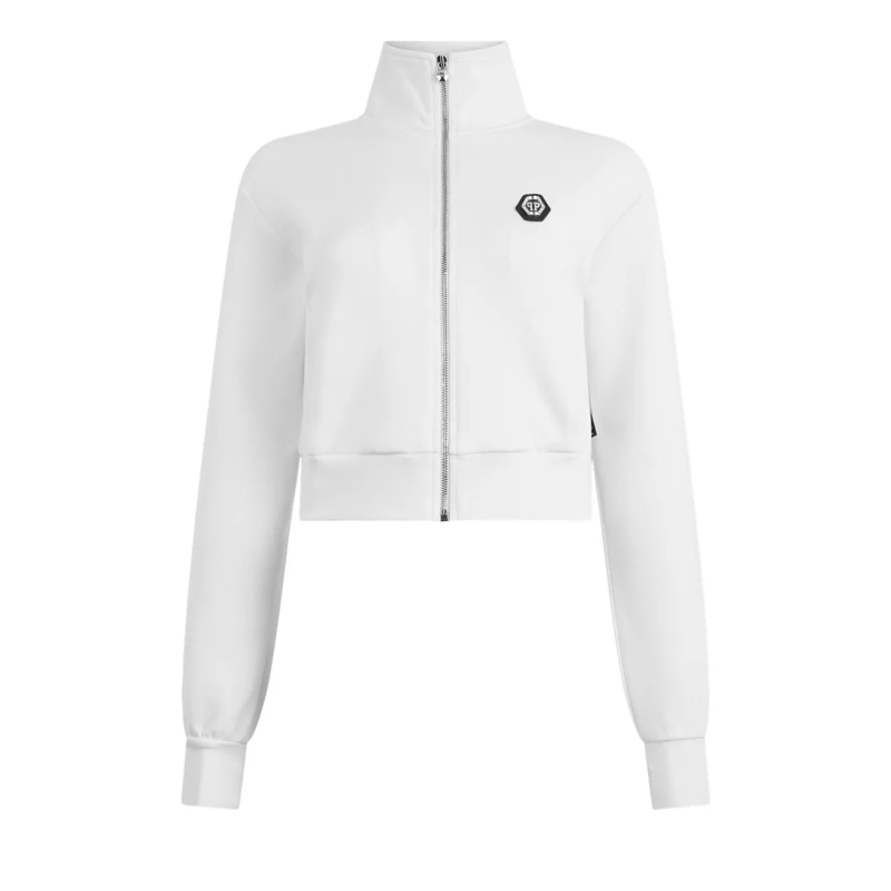 Philipp Plein Daunenjacke Jogging-Jacke Fatale weiss