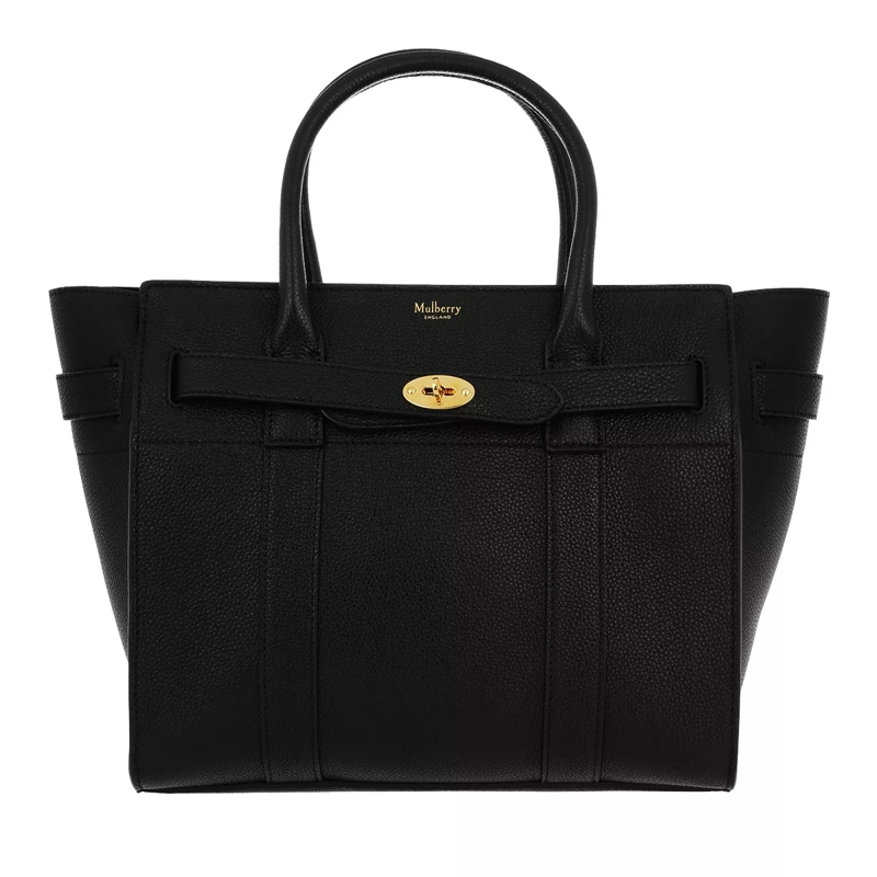 Mulberry Fourre-tout Bayswater Tote Bag Leather Small Black