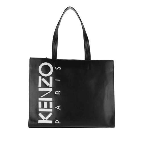 Kenzo Calfskin Shopping Bag Black Shopper