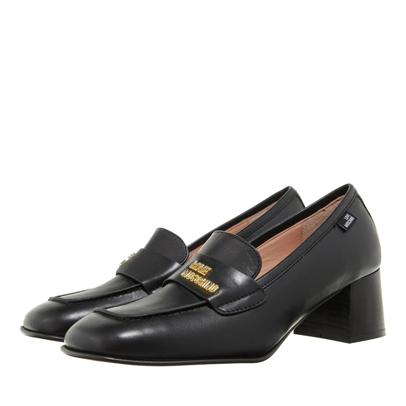 Love Moschino Pumps Lady Loafer Scarpa Donna Nero