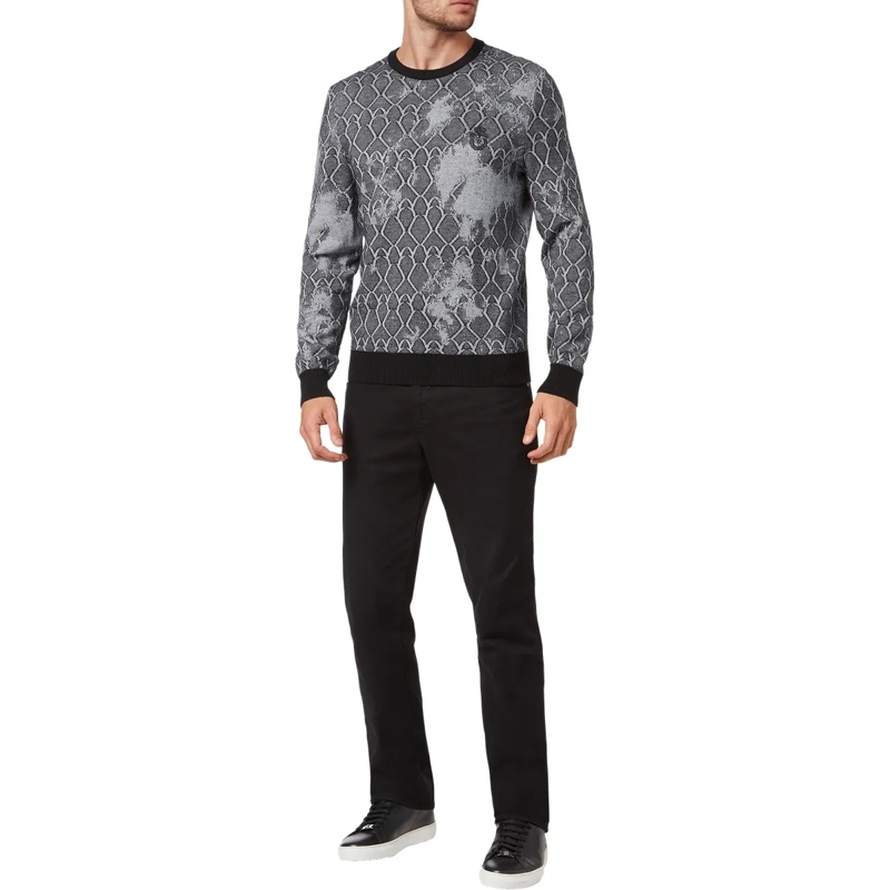 BILLIONAIRE  Rundhalspullover schwarz(Image 3)