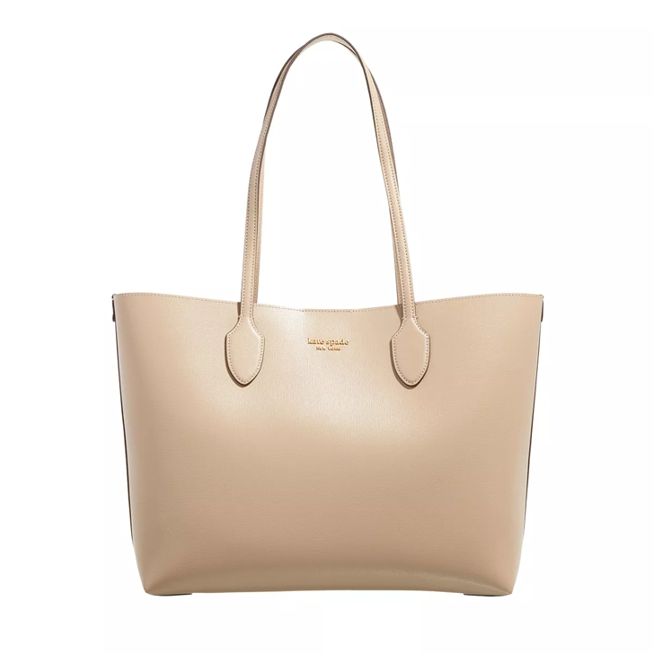 Kate Spade New York Large Bleecker Leather Tote in Timeless Taupe