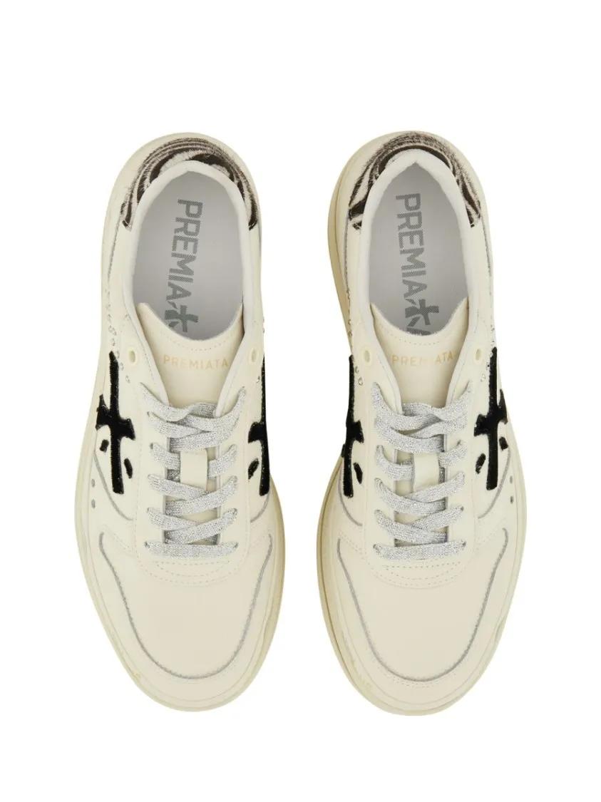 Thumbnail - Premiata Low-Top Sneaker - "Micol" Sneaker - Gr. 39 (EU) - in Beige - für Damen
