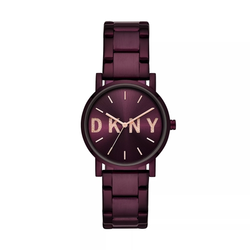 DKNY Soho Watch Ladies Purple Orologio da abito