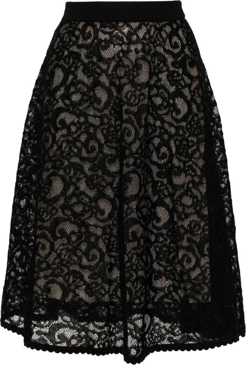 Moschino - Skirts Black - Größe 40 - schwarz