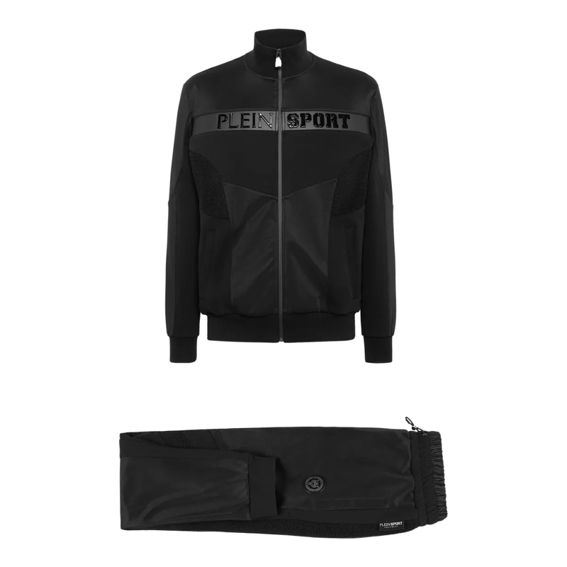 Plein Sport Jogginghose Jogginganzug Statement schwarz