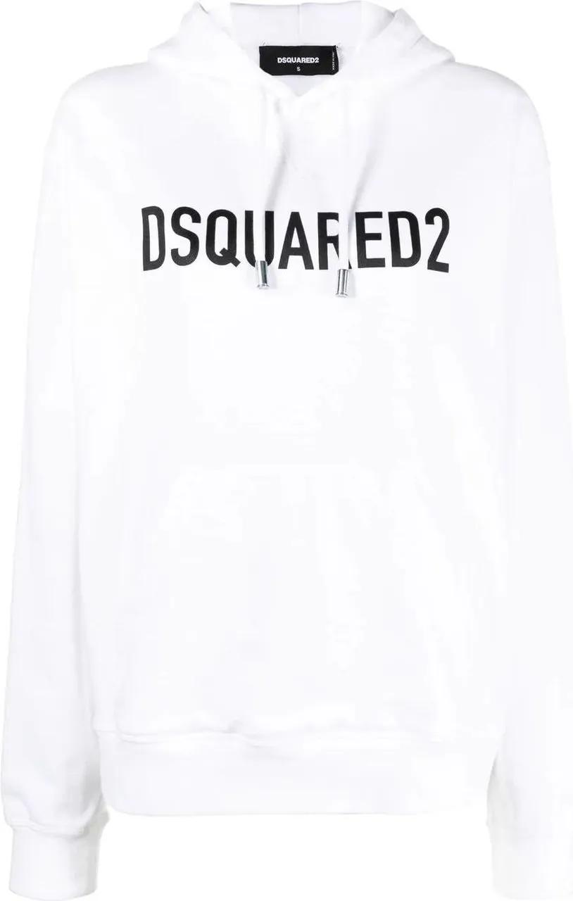 Thumbnail - Dsquared2 - felpa white - Größe L - weiß
