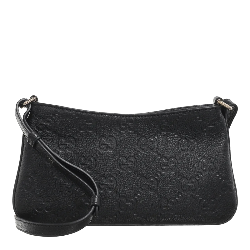 Gucci Crossbody Bag GG Emblem Shoulder Bag Black