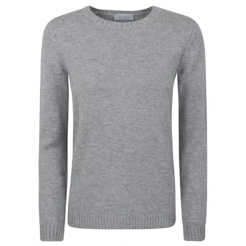 Be You Grey Knit Sweater Grey 