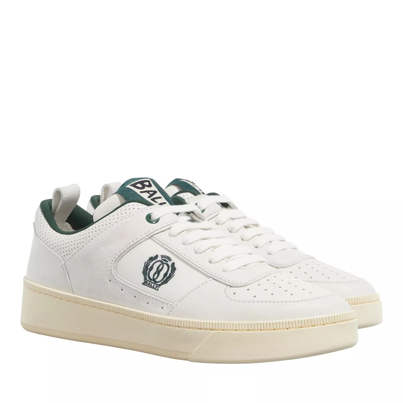 Bally Low-Top-Sneaker Riweira-Fo-W White/Kelly Green