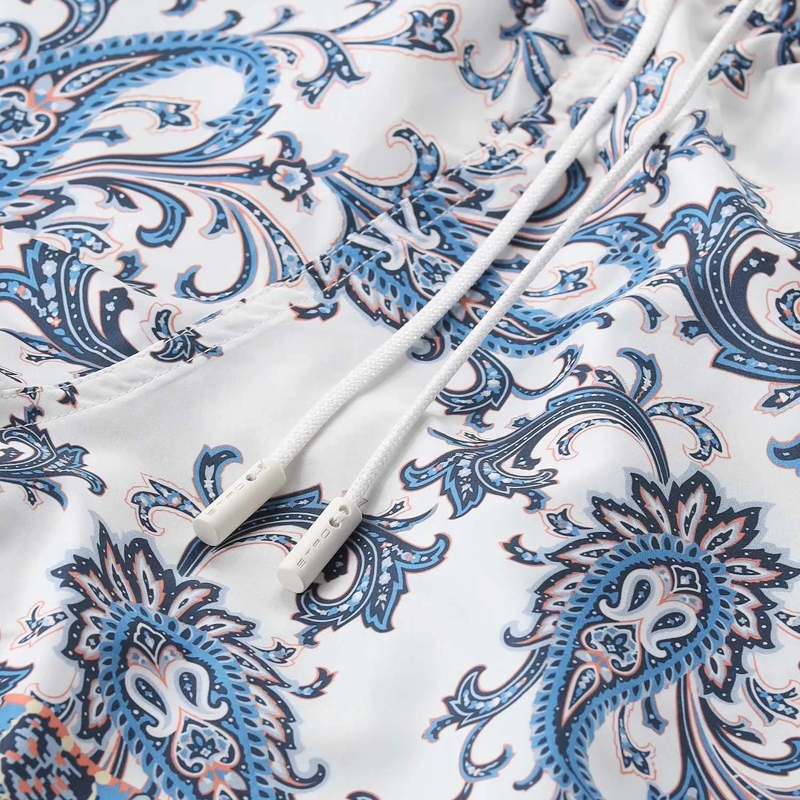 Etro Bermuda Badehose mit Paisley-Muster weiß(Image 3)