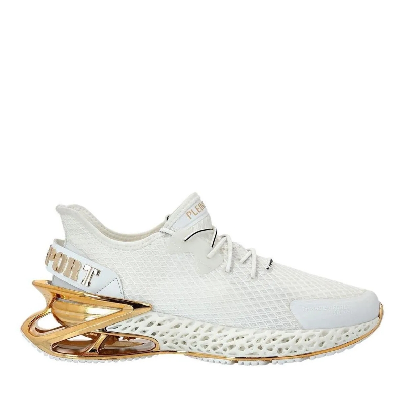 Plein Sport Low-Top-Sneaker Diese Thunder Force Gen X 01 Runner sind das Ergeb weiss