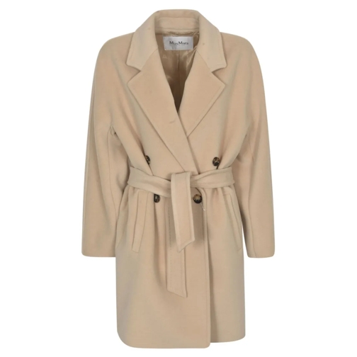 Max Mara  Double Breasted Coat Neutrals