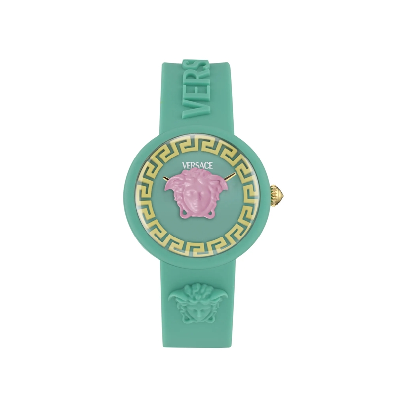 Versace Quarzuhr Quarz-Analoguhr Medusa Pop Kids grün