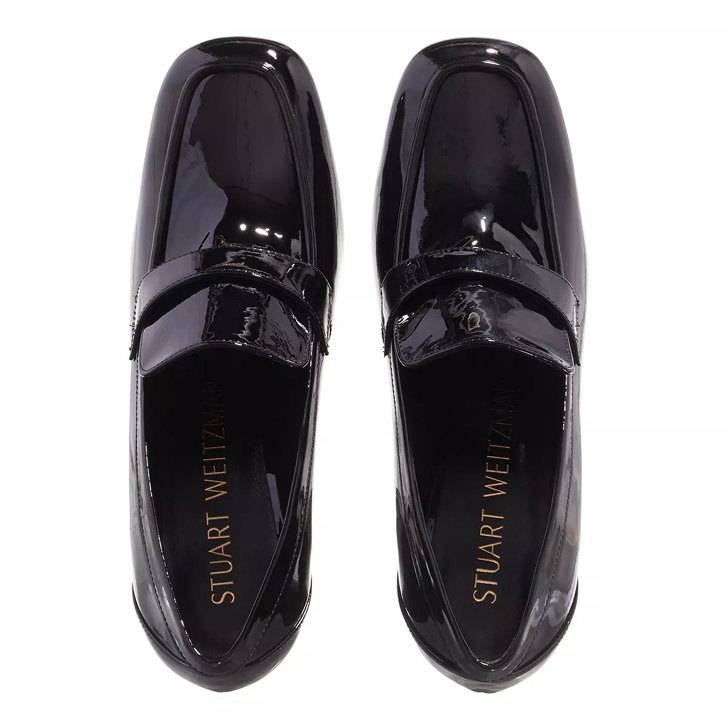 Black loafer hot sale pumps