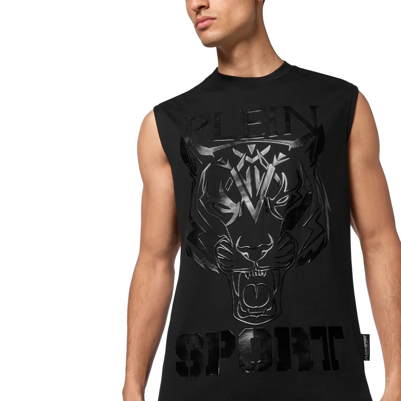 Plein Sport Top Tanktop Tiger schwarz(Image 8)