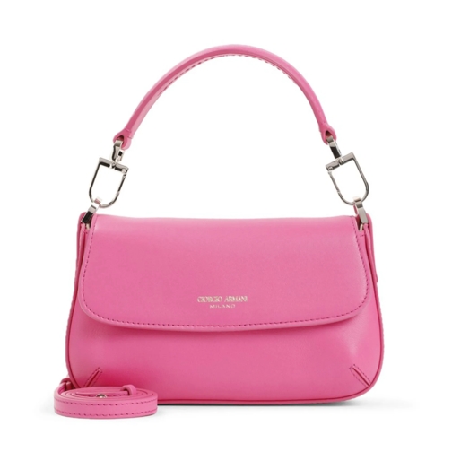 Giorgio Armani Sac à bandoulière Fuchsia Lamb Leather Mini Bag Pink