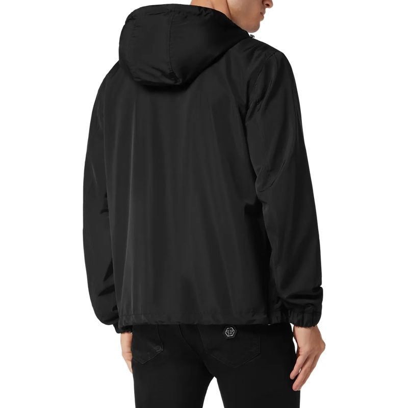 Philipp Plein Daunenjacke Nylon Jacke schwarz(Image 2)