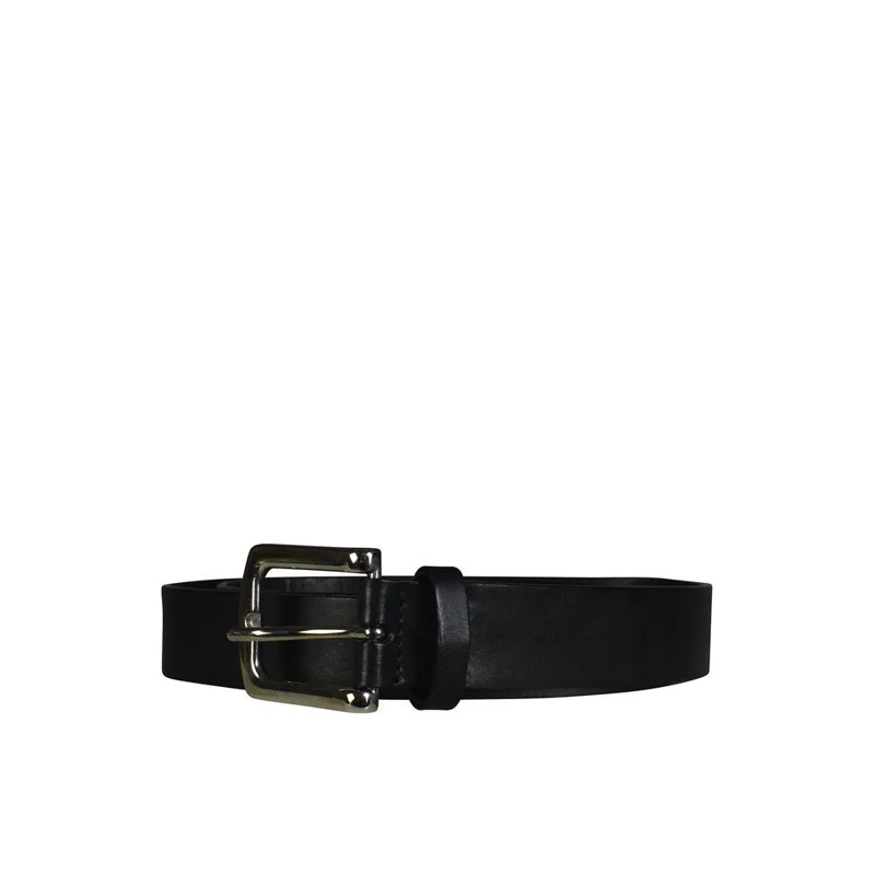 Givenchy Riem Soft Black Leather Belt Black