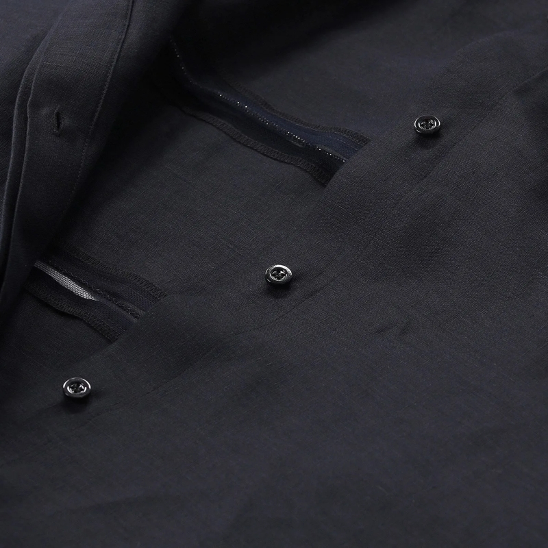 Fabiana Filippi Bluse Hemdbluse aus Baumwolle blau(Image 4)