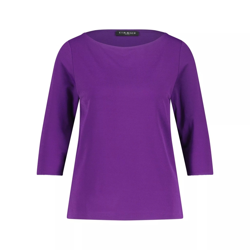 Kimmich Trikot T-shirt à manches 3/4 Shirt aus Viskose-Crêpe weiß(Image 3)