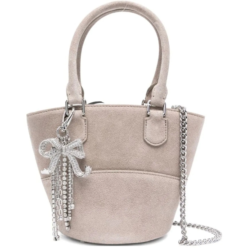 Self Portrait Shopper Bags Grey grau