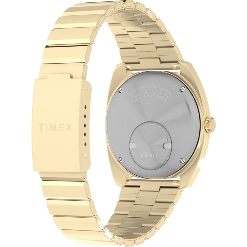 Timex Quarzuhr Quarz-Analoguhr Q Timex® 1975 Enigma gold(Image 4)