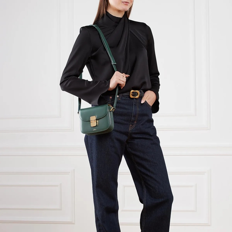 A.P.C. Sac à bandoulière PXBMW-F61515 Kaf Dark Green(Image 3)