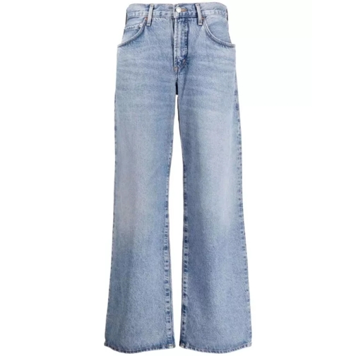 Agolde Fusion Organic Cotton Denim Jeans Blue 