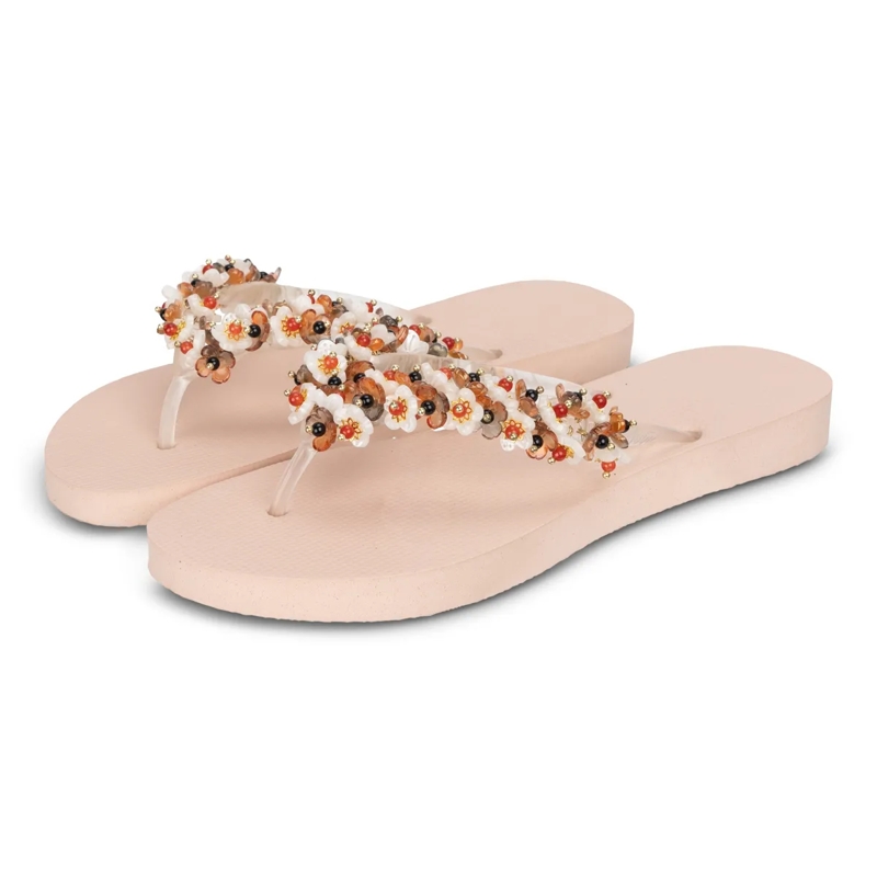 UZURII Flip Flops flip flop Tulum Bloom Coffee sand(Image 19)