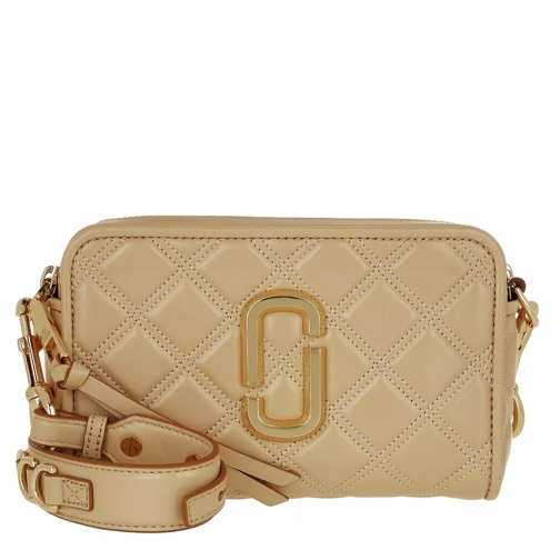 Marc Jacobs The Soft Shot 21 Leather Beige Crossbody Bag