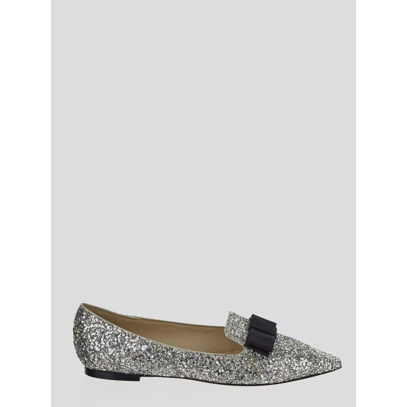 Jimmy Choo Chaussures plates Jimmy Choo Gala Ballerina Flats silber