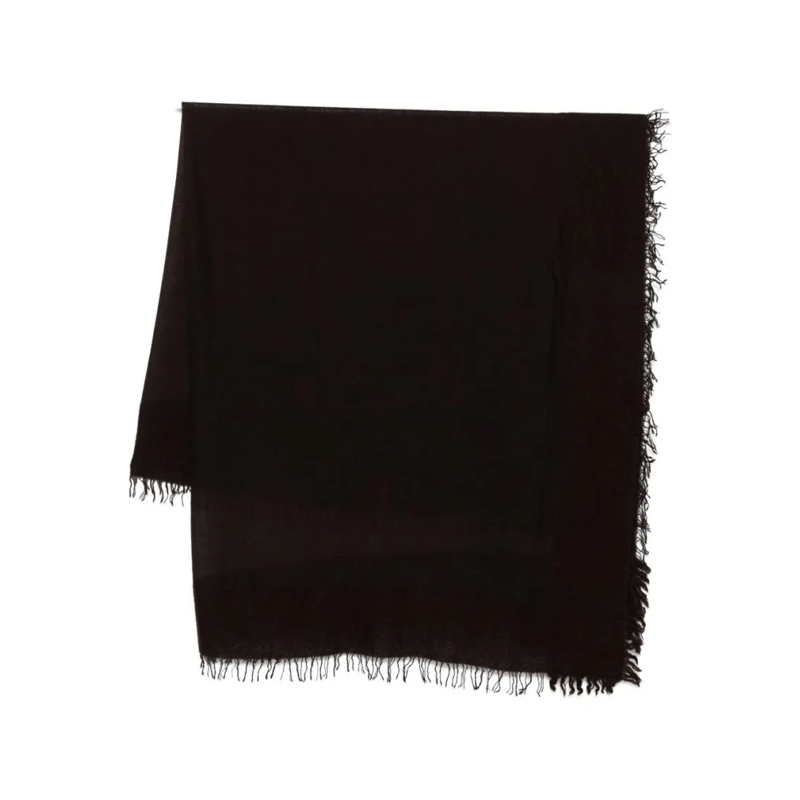 Faliero Sarti Lichtgewicht Sjaal Black Square Scarf Black