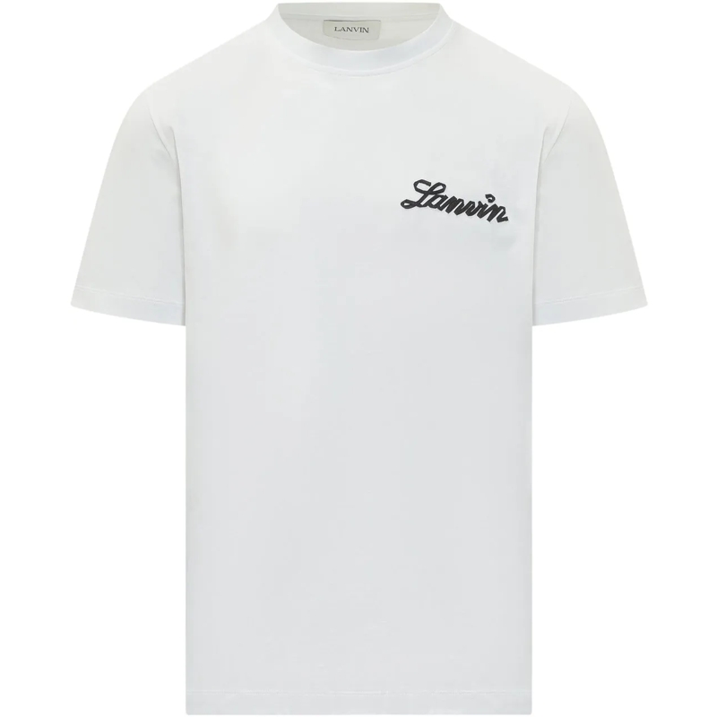 Lanvin T-Shirt T-Shirt Logo weiß