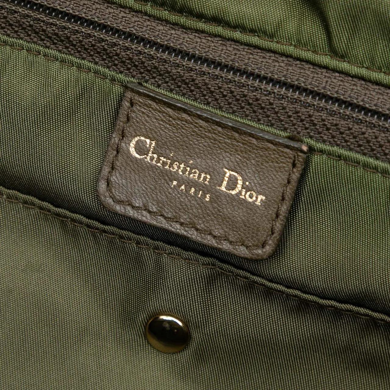 Thumbnail - Christian Dior Crossbody Bags - Camouflage Coated Canvas Double Saddle Bowler Bag - Gr. unisize - in Grün - für Damen