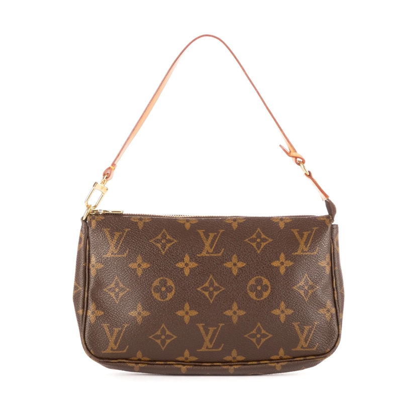 Louis Vuitton Crossbody Bag Accessory Pouch braun