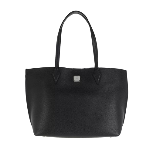 MCM Yris Shopper Medium Black Shopping Bag