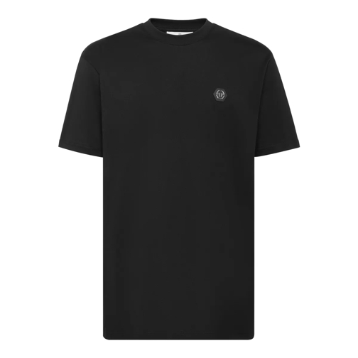 Philipp Plein T-Shirts T-Shirt Gothic Plein Mit Schmucksteinen schwarz