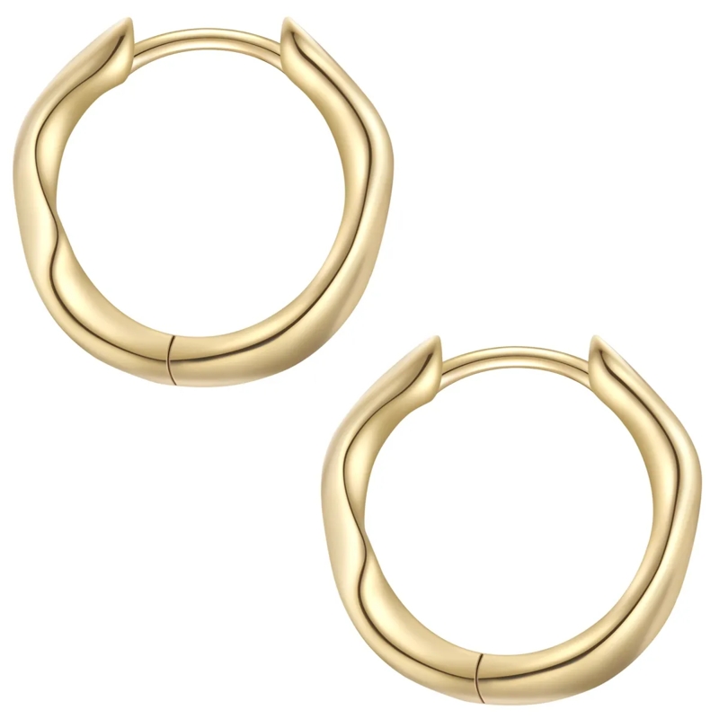 Glanzstücke München Ohrhänger Sterling Silber Creolen gold(Image 3)