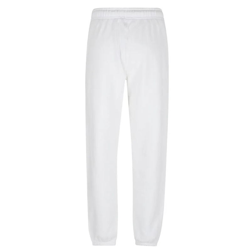 Polo Ralph Lauren Jogginghose Casual White Sweatpants With Adjustable Drawstring White