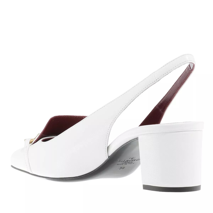 White on sale slingback heels