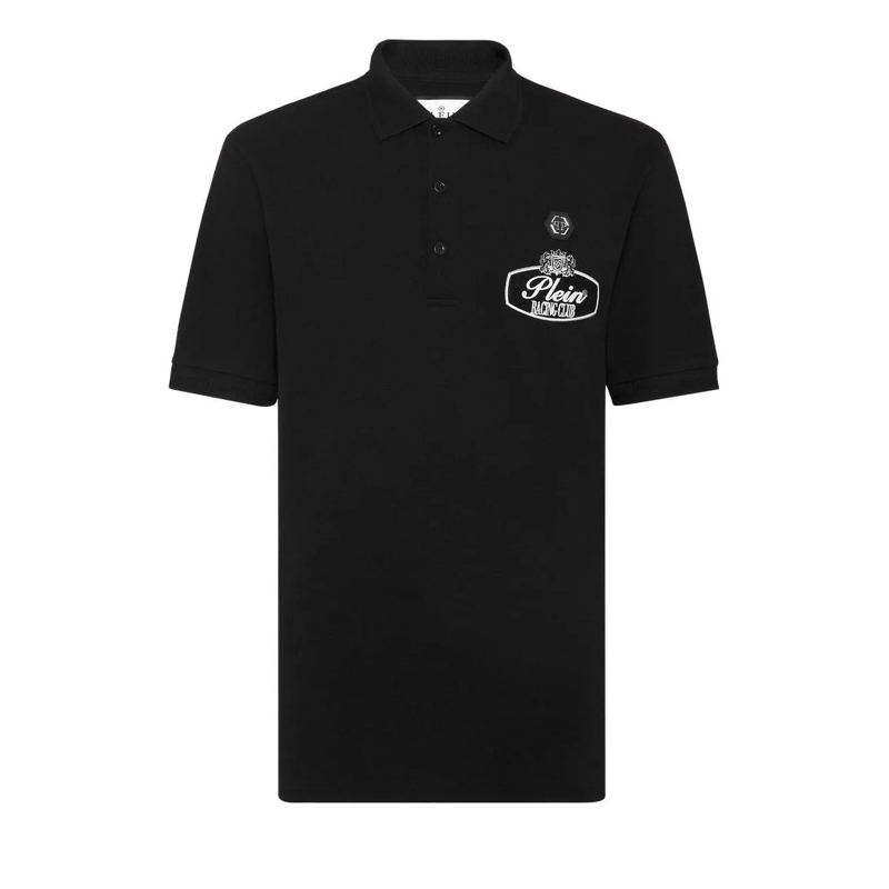 Philipp Plein Poloshirt Poloshirt Racing schwarz