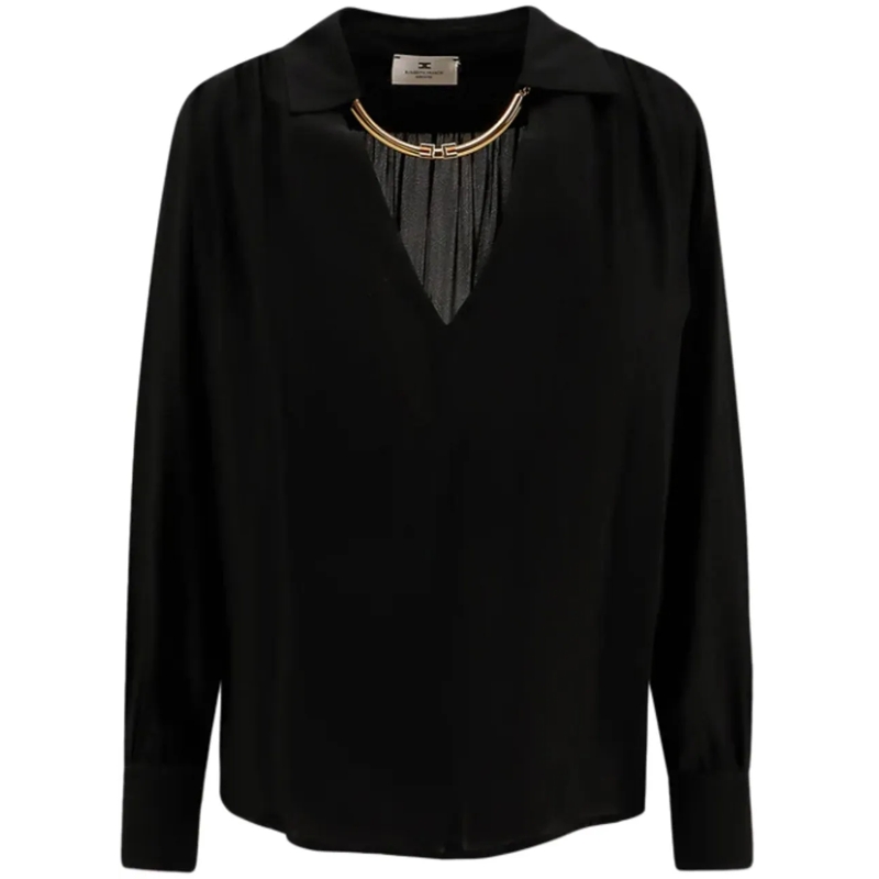 Elisabetta Franchi Chemisier Shirts Black schwarz