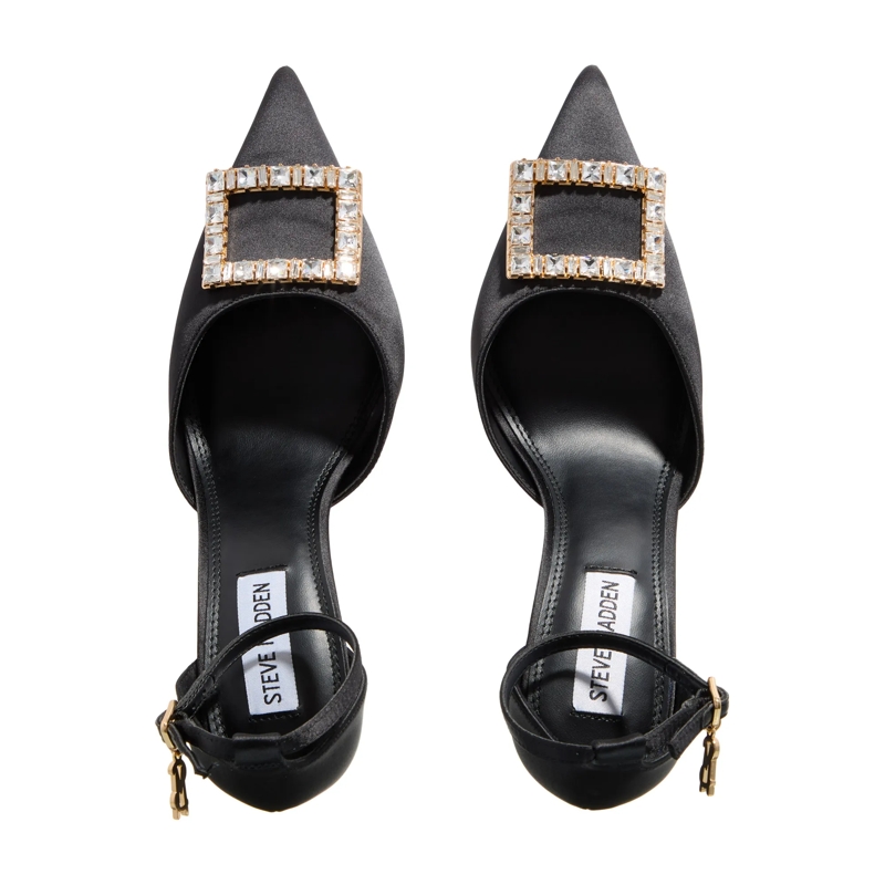 Steve Madden High Heels Accession  Black Satin(Image 5)